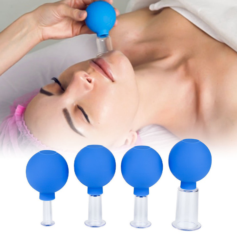 Skin lifting facial cups
