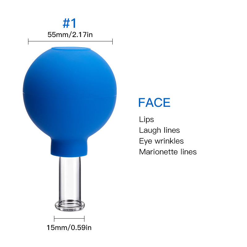 Skin lifting facial cups