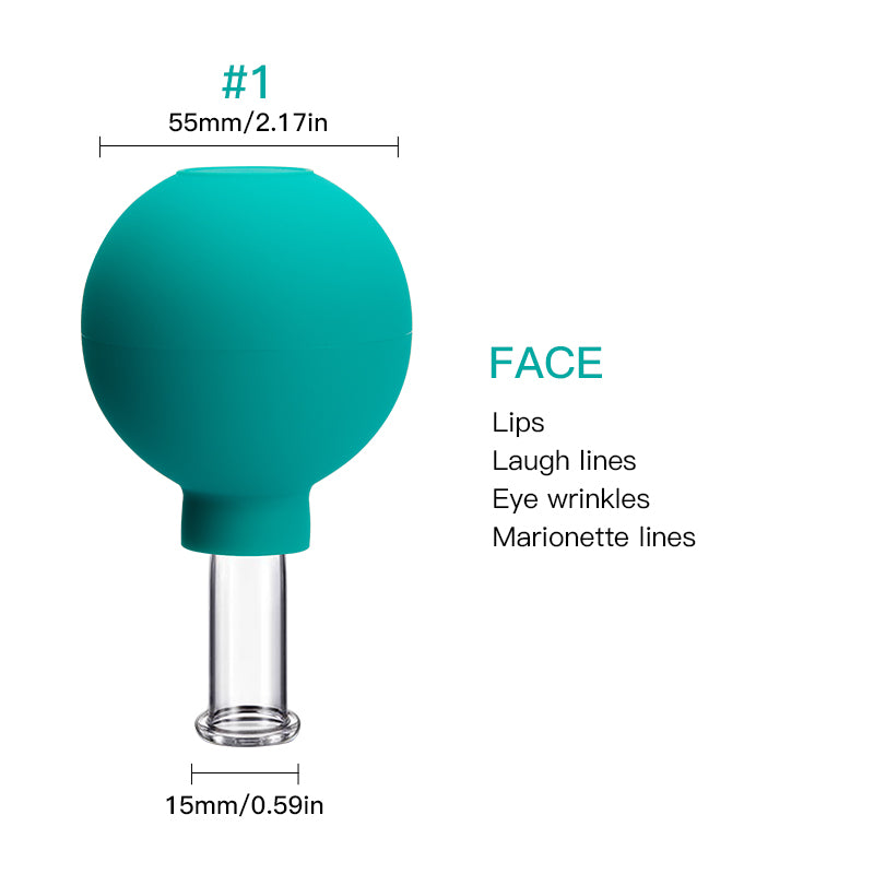 Skin lifting facial cups