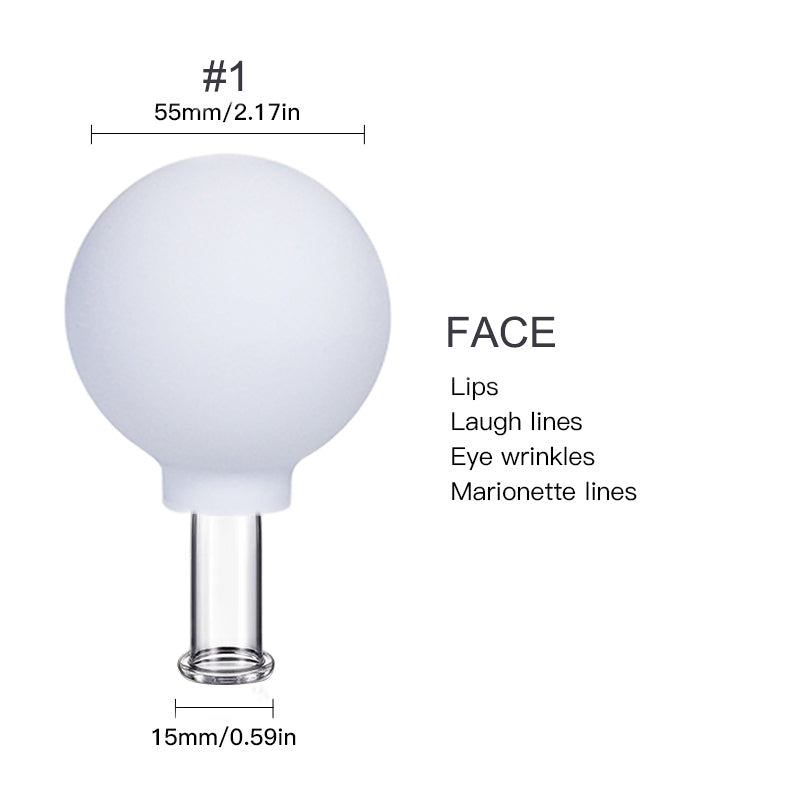 Skin lifting facial cups